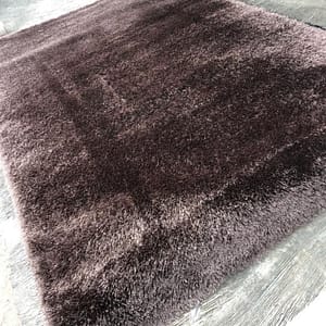 Luxurious Dark Mocha Shaggy Rug
