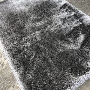 Elegant Grey Shaggy Rug
