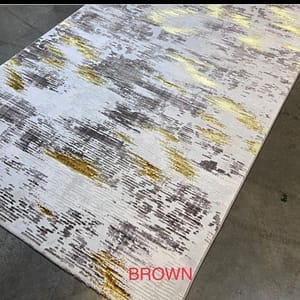 Metallic Abstract Rug