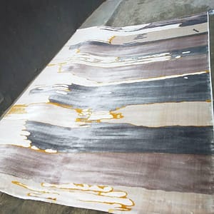 Modern Abstract Waterfall Rug