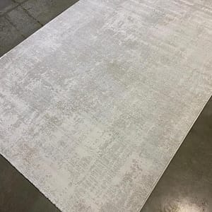 Modern Abstract Rug with Distressed Effect