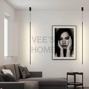Aluminium black painted super slim LED