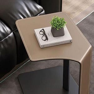 Luxury modern living room sofa side table Italian design