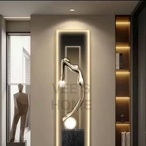 crystal porcelain painting modern light luxury style porch painting