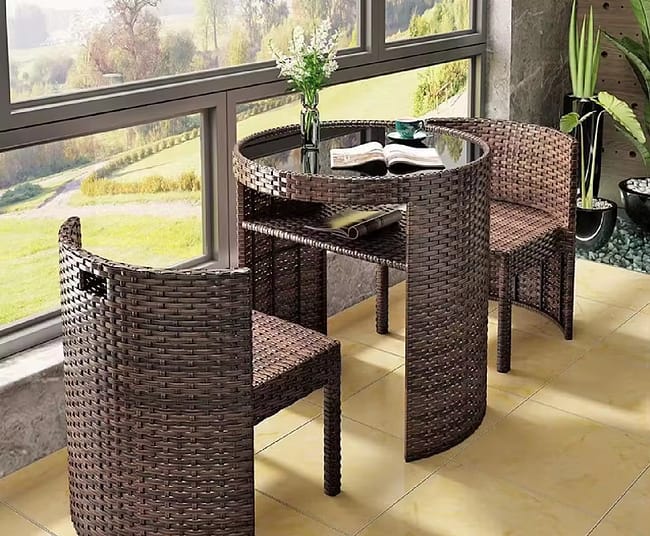 Patio set rattan dining sets