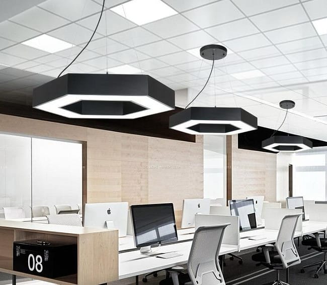 Hollow hexagonal LED lamp - Image 2
