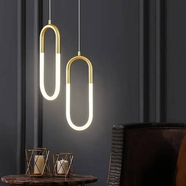 Nordic Brass Hanging Pendant Lamp