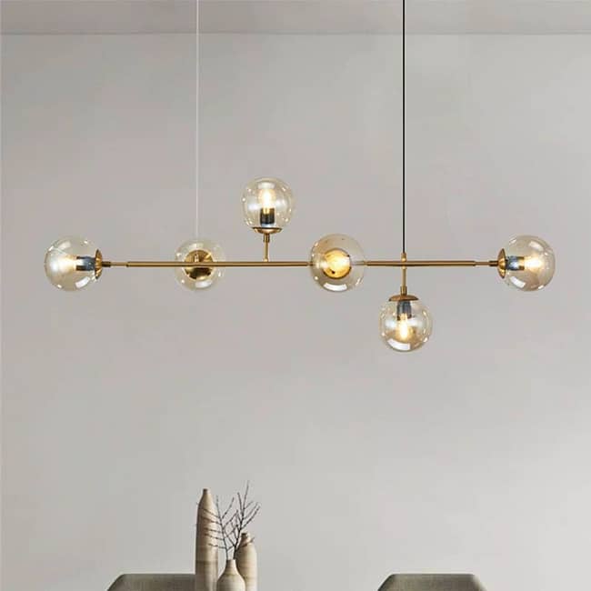 Glass Ball Lampshade Nordic Chandeliers