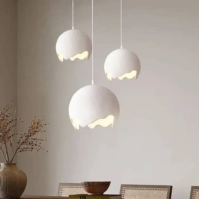 Eggshell Shape Resin Light
