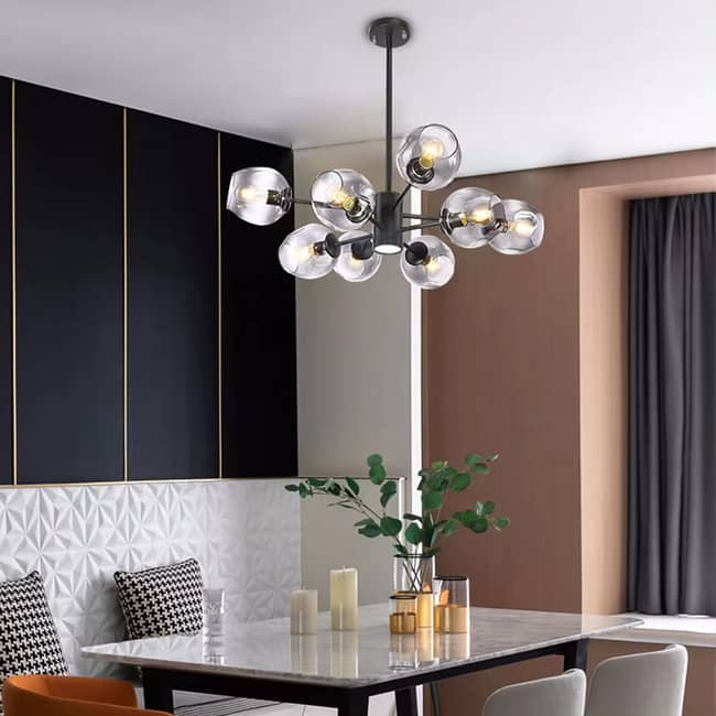 Multi-headed living room pendant light - Image 4