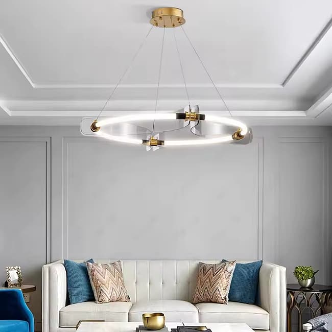 Minimalist Acrylic Hanging Chandeliers