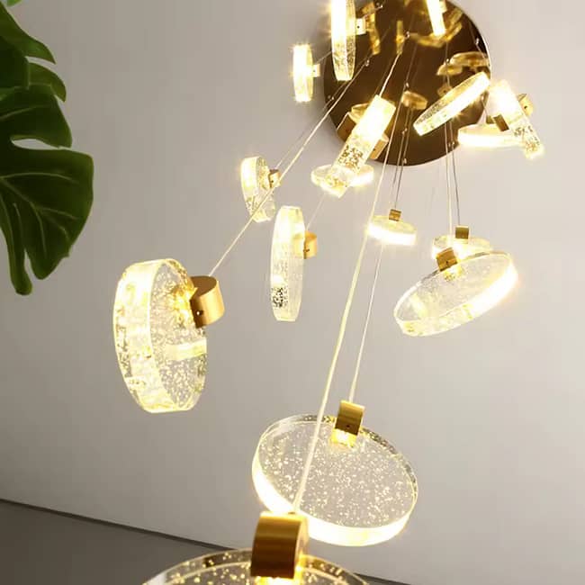 Gold Bubble LED Pendant Light - Image 6