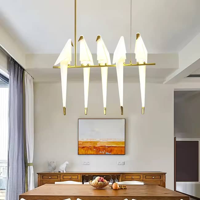 Simple nordic bird crystal light - Image 2