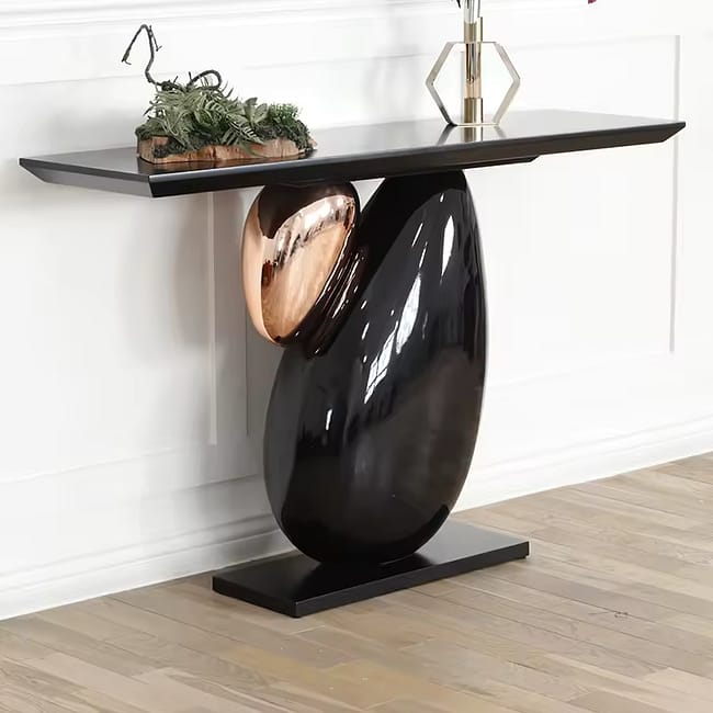 Accent modern coffee console