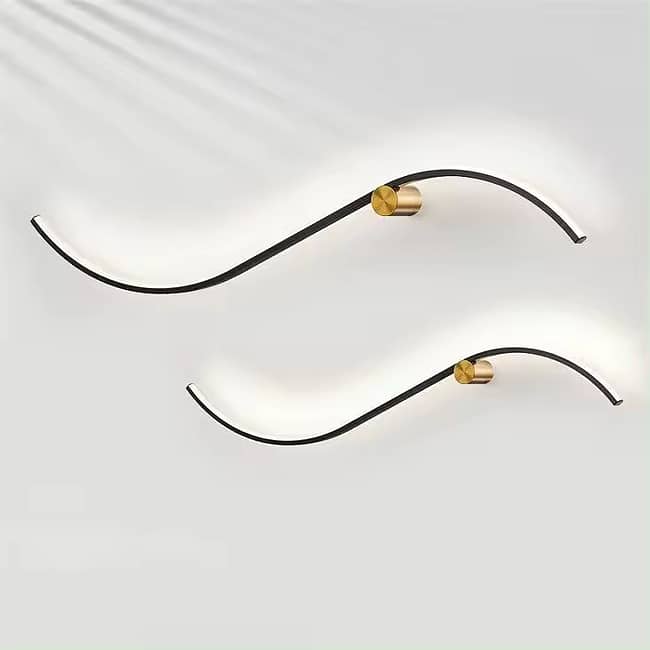 Geometric design models bedroom bedside LED wall lamp