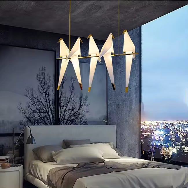 Simple nordic bird crystal light - Image 3