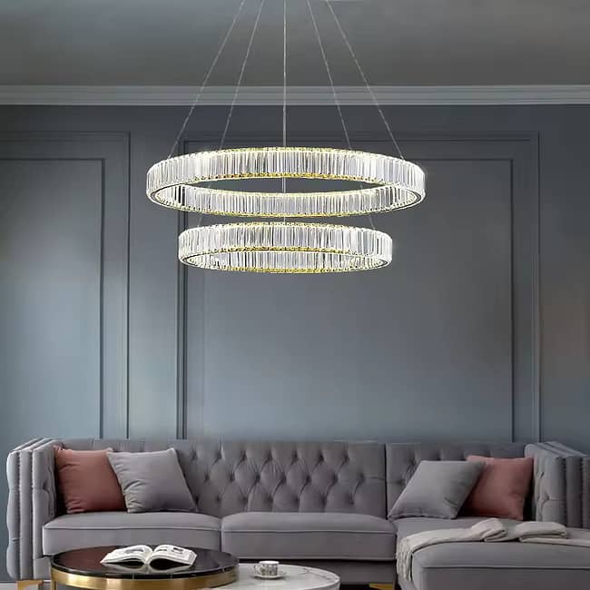 Circle Crystal Chandelier - Image 5