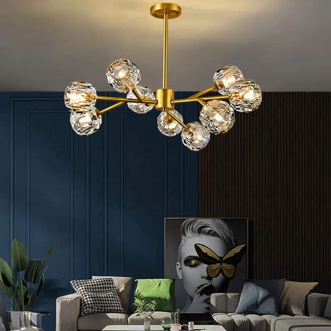 Crystal Sputnik Chandeliers - Image 2