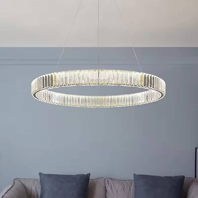 Circle Crystal Chandelier - Image 4