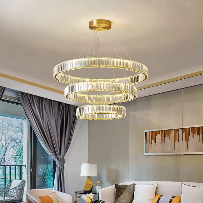 Circle Crystal Chandelier - Image 2