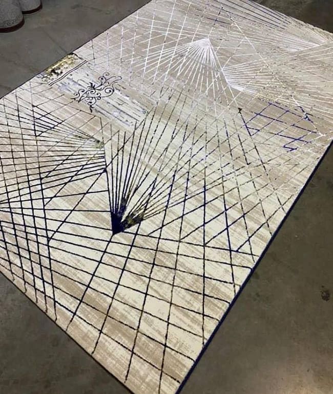 Geometric Grid Rug