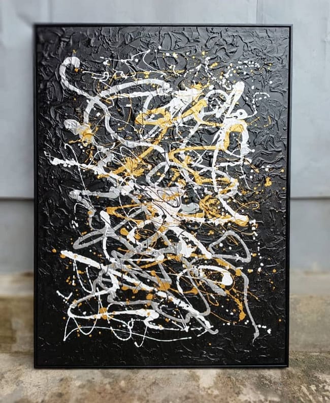 Abstract Canvas Painting Color Modern Posters and Print